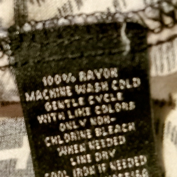 🛍️ BUNDLE ONLY🛍️ MOSSIMO LADIES BLACK AND WHITE ABSTRACT DESIGN DRESS - Picture 6 of 8